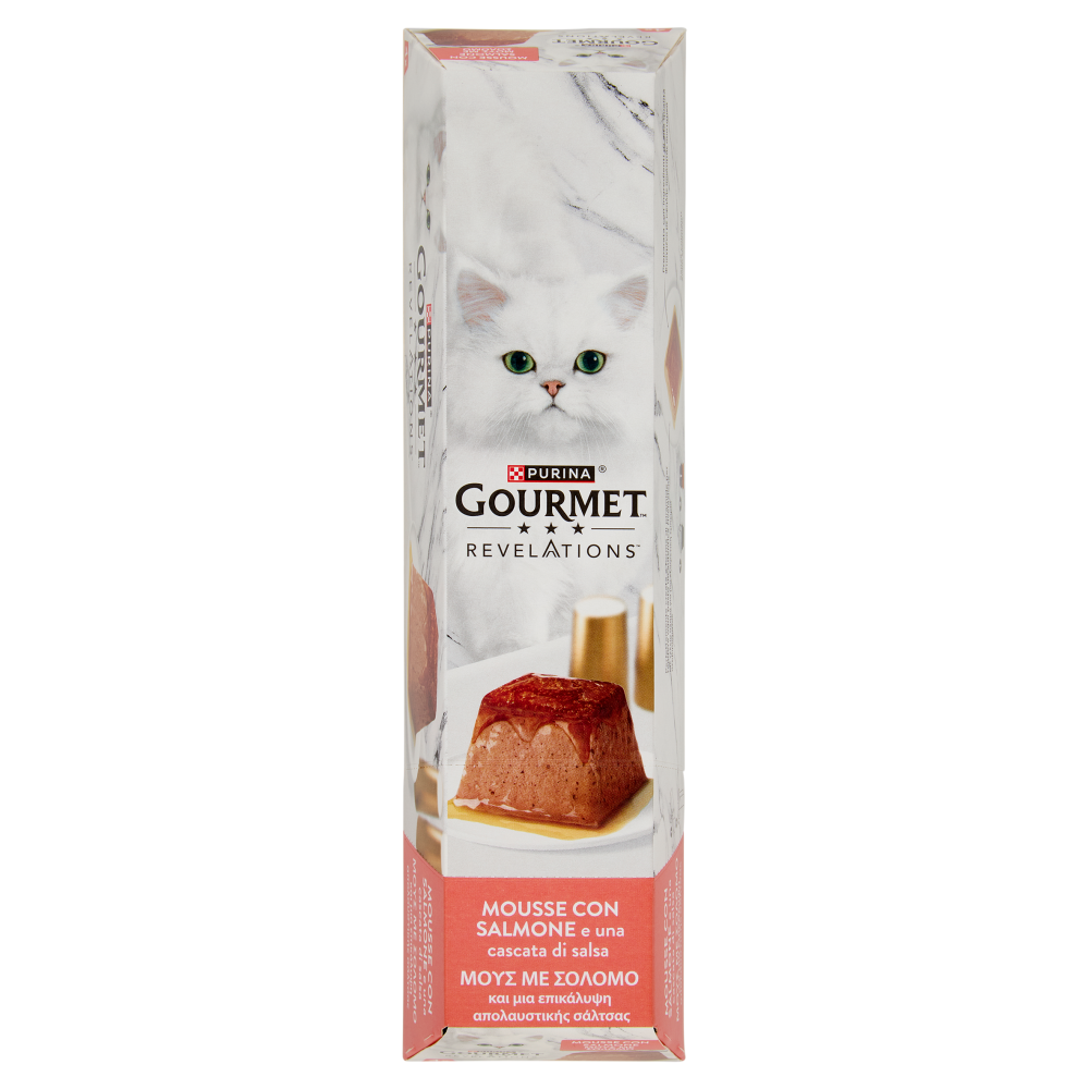 PURINA GOURMET Revelations Mousse in Salsa con Salmone 4x57g