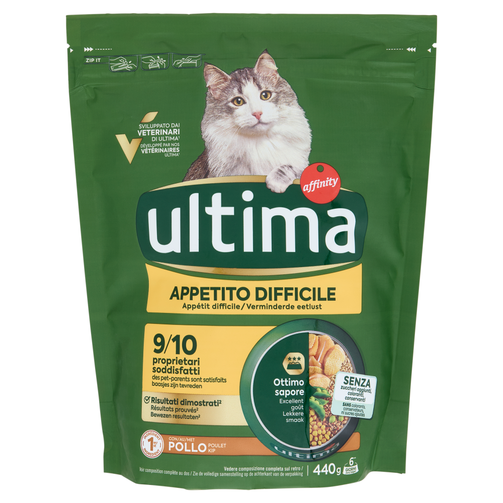 ultima Cat Appetito Difficile con Pollo 440 g