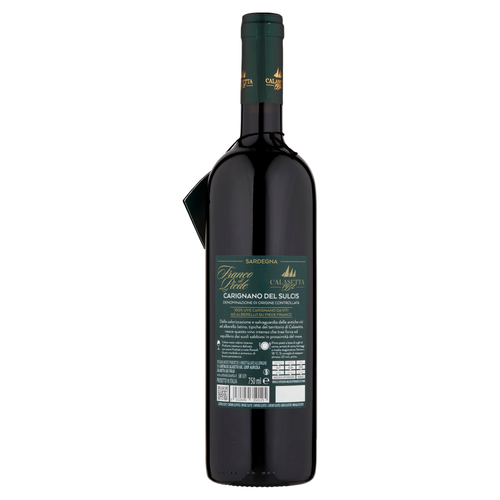 Calasetta Franco di Piede Carignano del Sulcis DOC Sardegna 750 ml