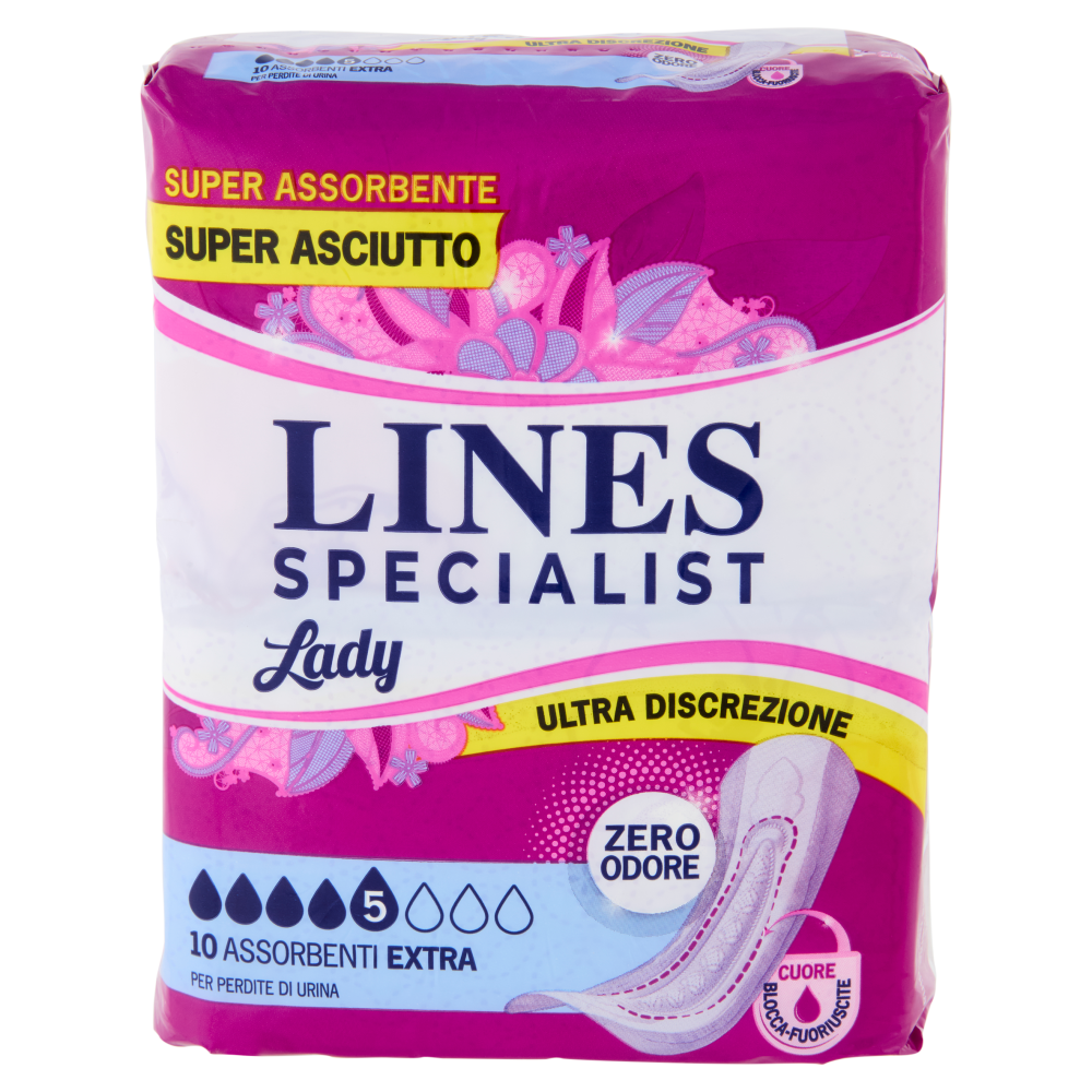Lines Specialist Lady Assorbenti Extra 10 pz