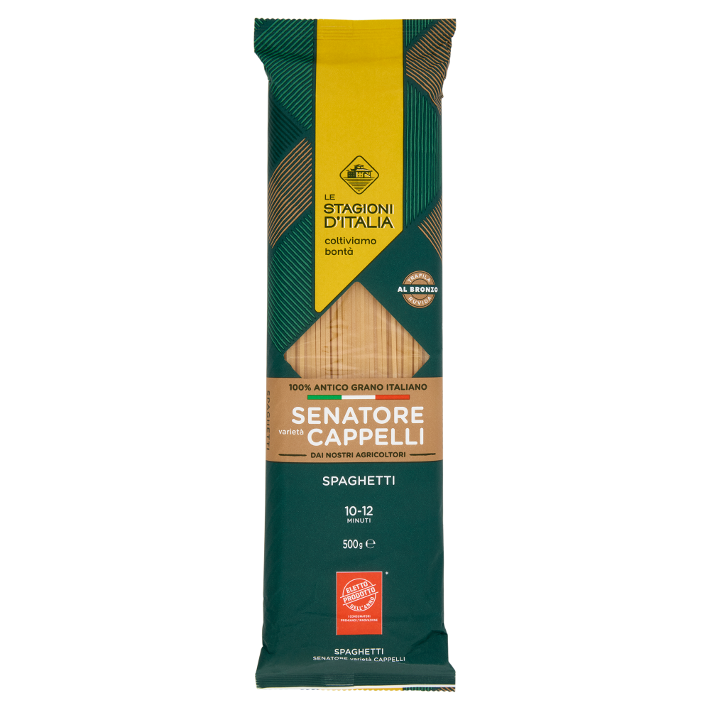 Le Stagioni d'Italia Senatore varietà Cappelli Spaghetti 500 g