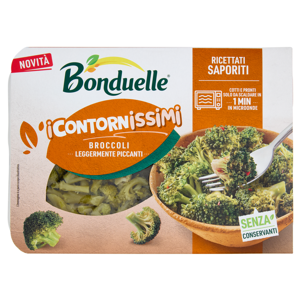 Bonduelle i Contornissimi Ricettati Saporiti Broccoli Leggermente Piccanti 200 g