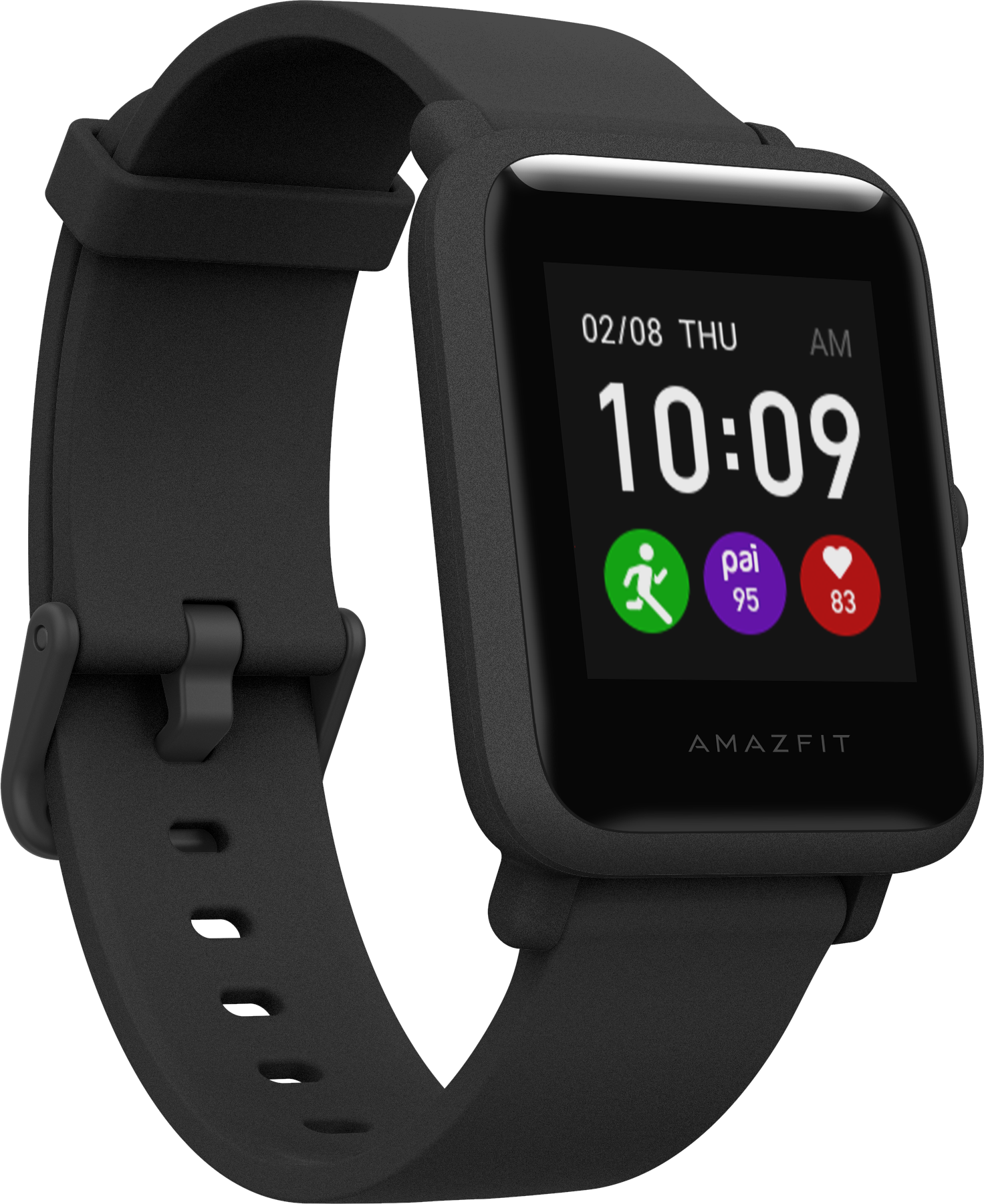 Amazfit Bip S Lite 3,25 cm (1.28") TFT 42 mm Digitale 176 x 176 Pixel Touch screen Nero