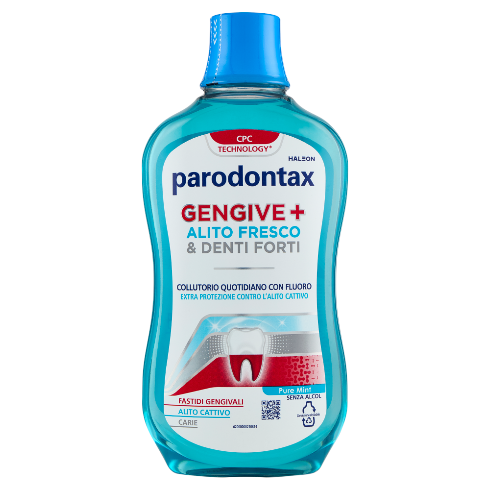 Parodontax Collutorio Gengive+ Alito Fresco & Denti Forti 500 ml