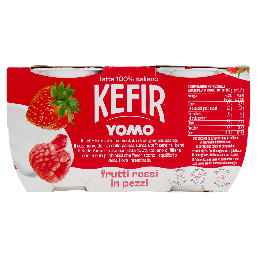 Yomo Kefir frutti rossi 2 x 115 g