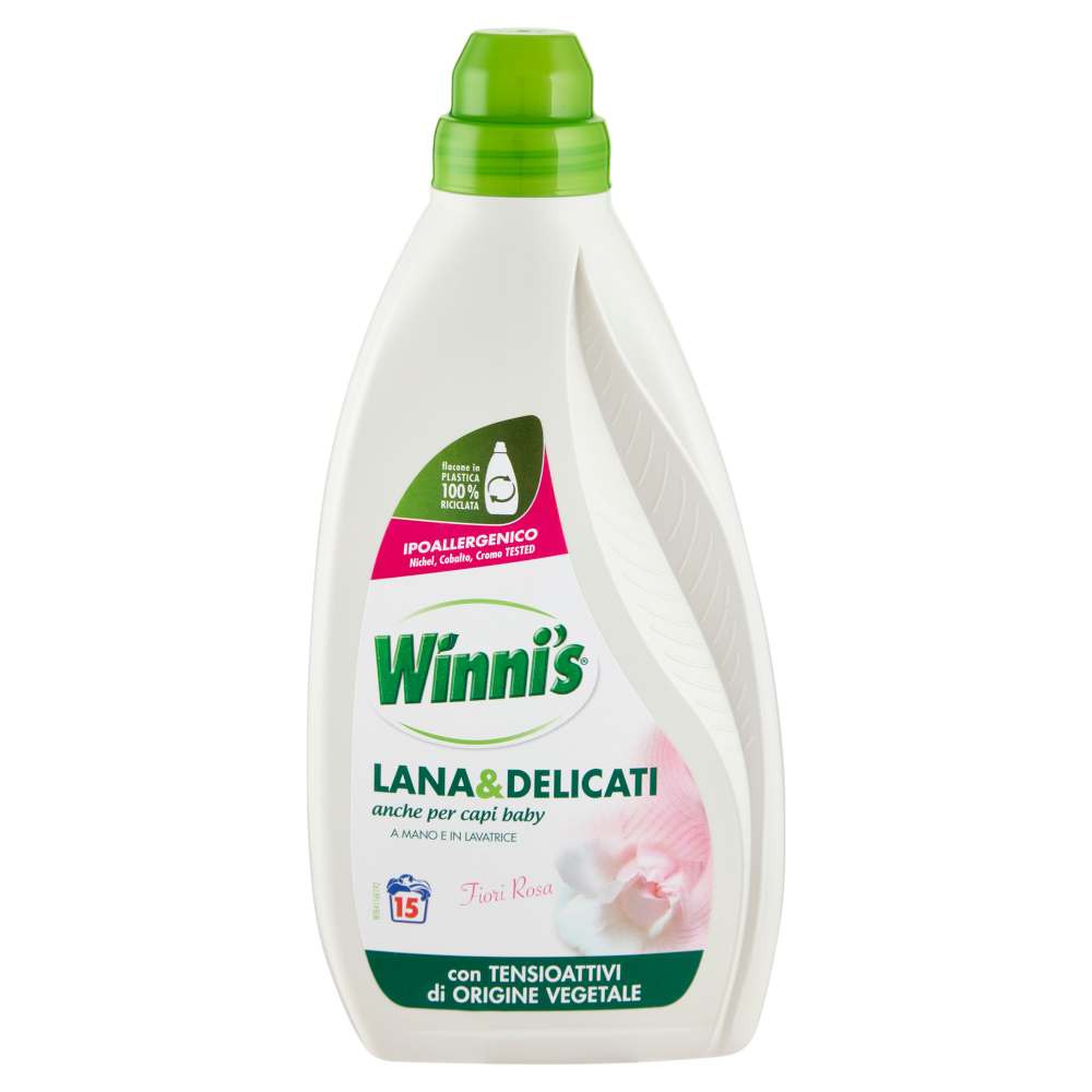 Winni's Lana & Delicati Fiori Rosa, 15 Lavaggi, 750 ml