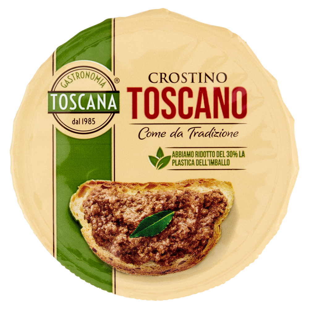 Gastronomia Toscana Crostino Toscano Salsa Spalmabile a base di fegati e cuori di pollo 160 g