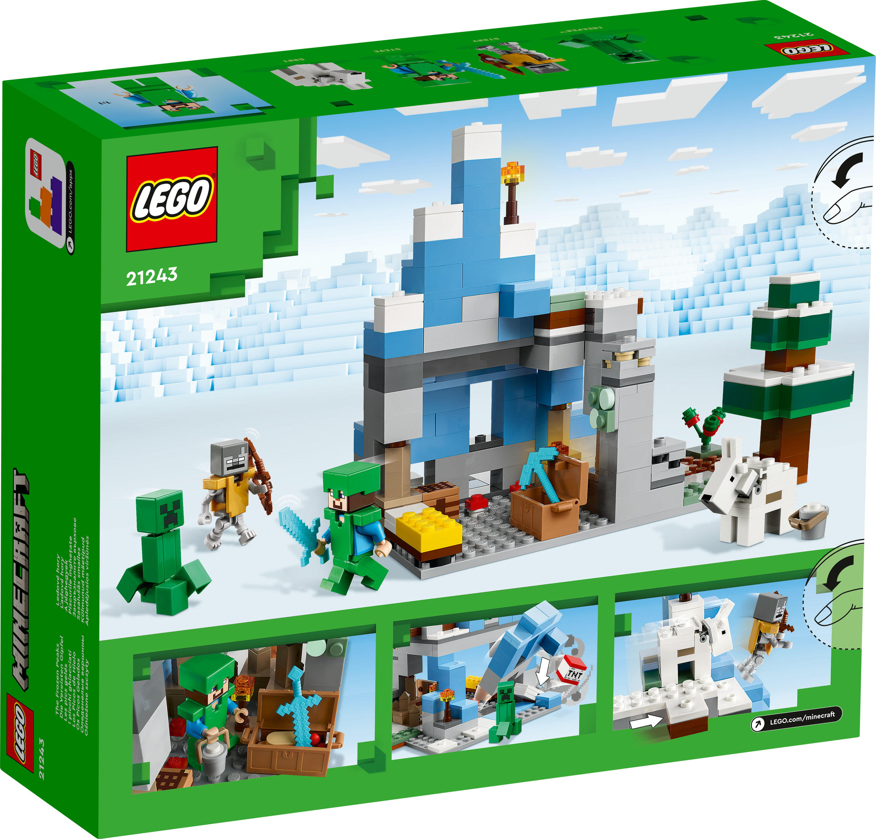 LEGO Minecraft I picchi ghiacciati