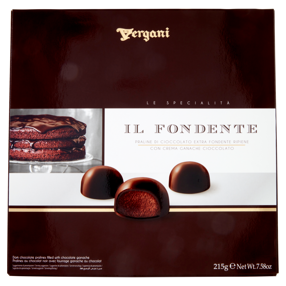 Vergani Le Specialit&agrave; il Fondente 215 g