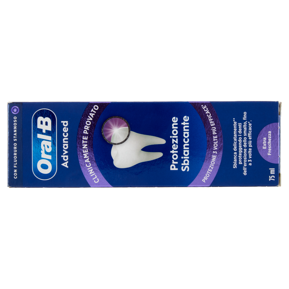 Oral-B Advanced Dentifricio Protezione Sbiancante Extra Freschezza 75 ml
