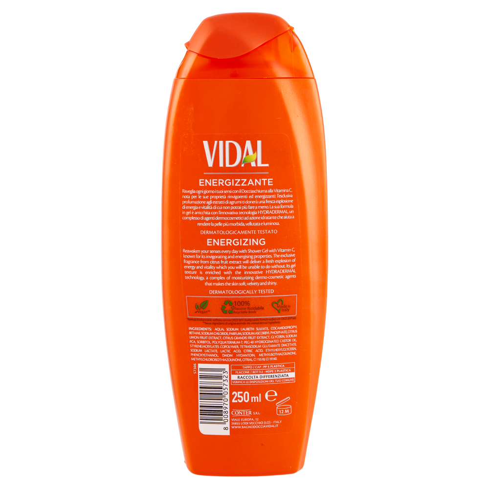 Vidal Vitamin C Docciaschiuma Vitamina C 250 ml