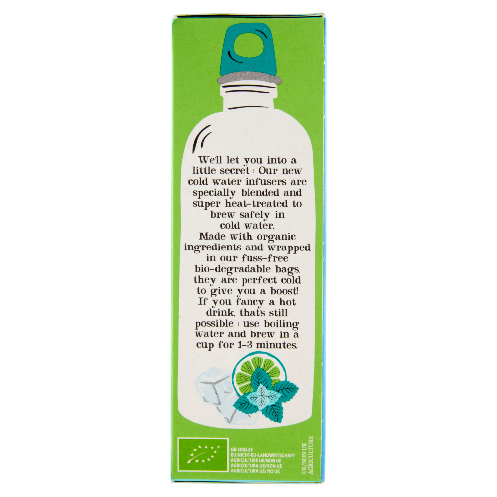 CUPPER Infuso a freddo Biologico di Menta e Limone 10 bustine