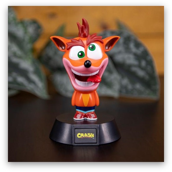 Paladone Crash Bandicoot Icon Light V2 BDP Illuminazione d'ambiente