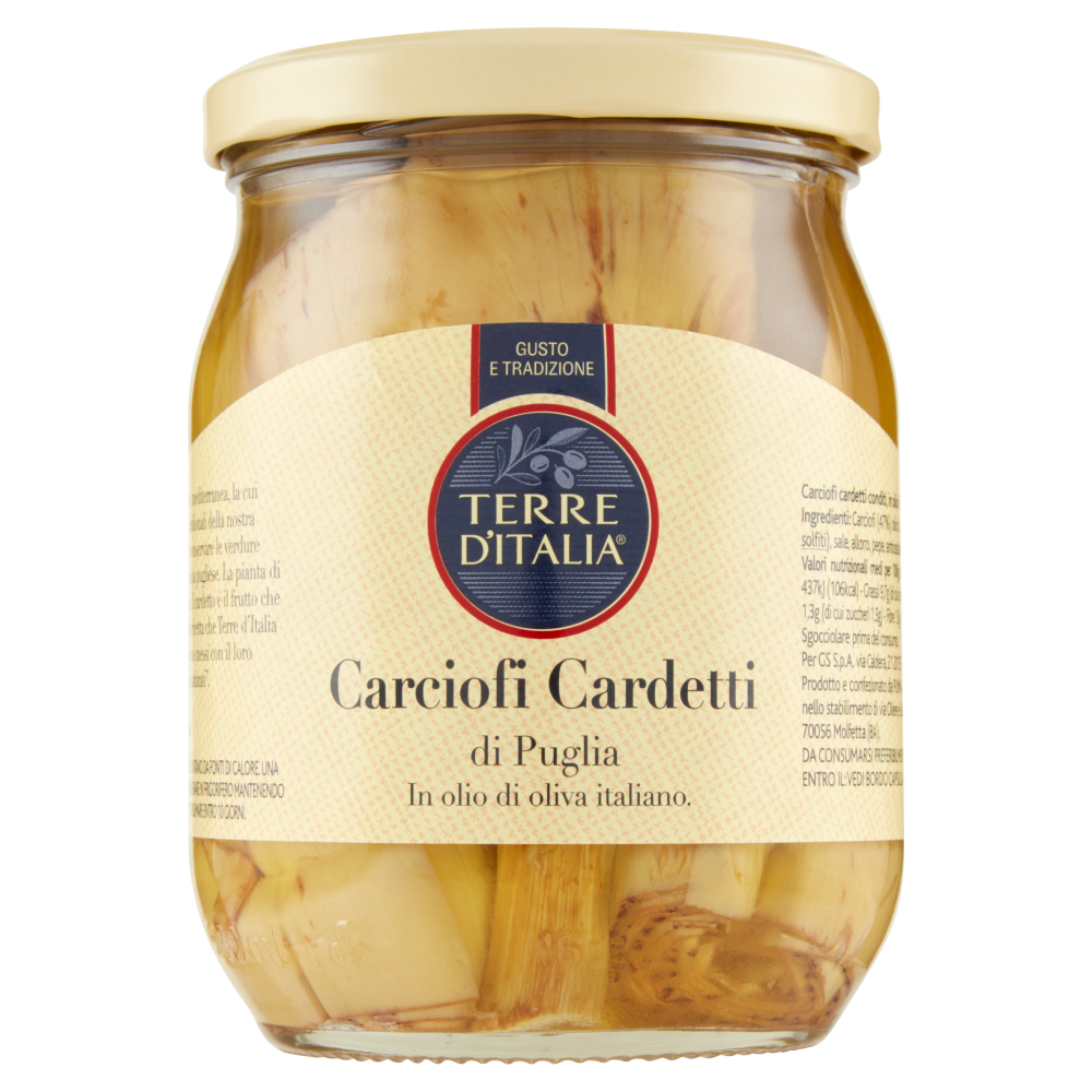 Terre d'Italia Carciofi Cardetti di Puglia 500 g