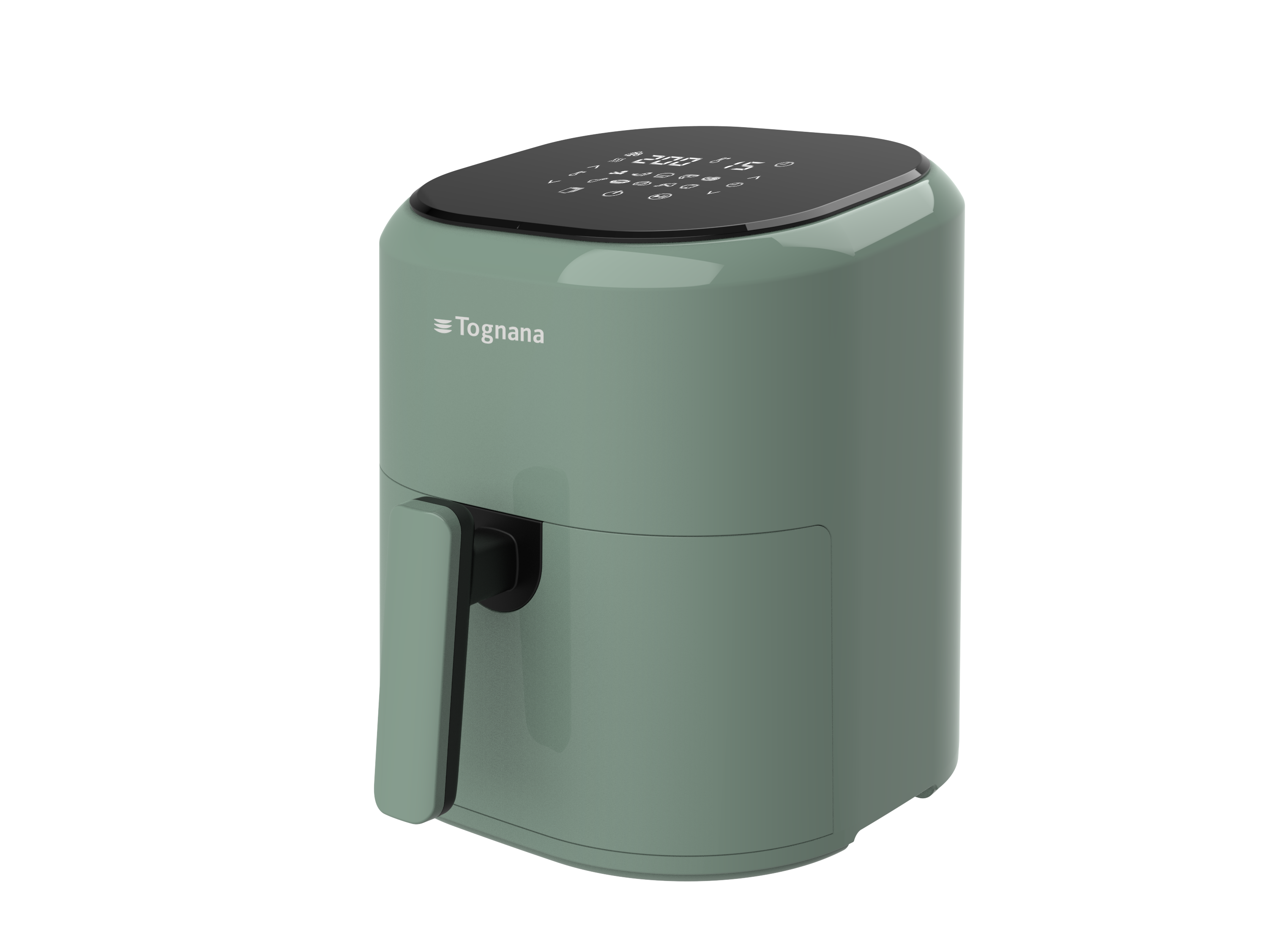 Tognana Porcellane Friggitrice Ad Aria 4,5 L Verde Salvia