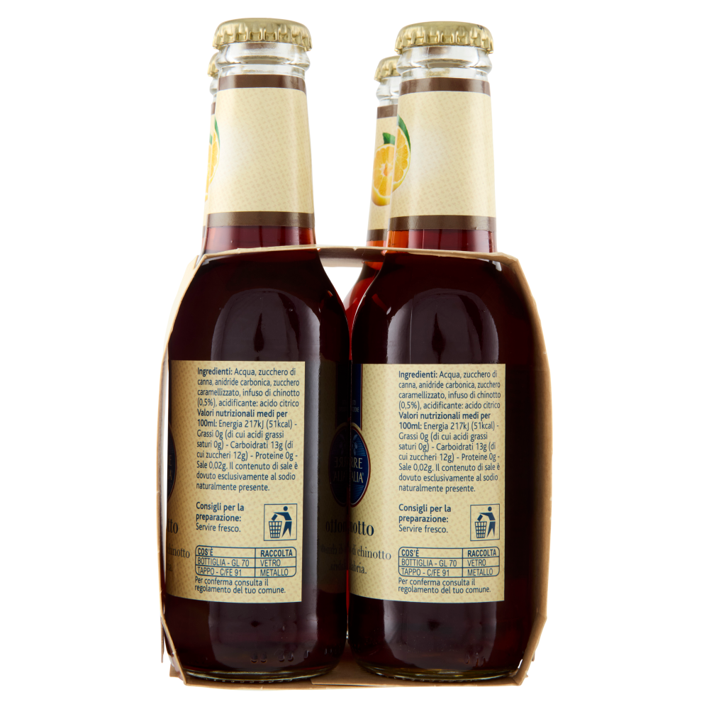 Terre d'Italia Chinotto 4 x 200 ml