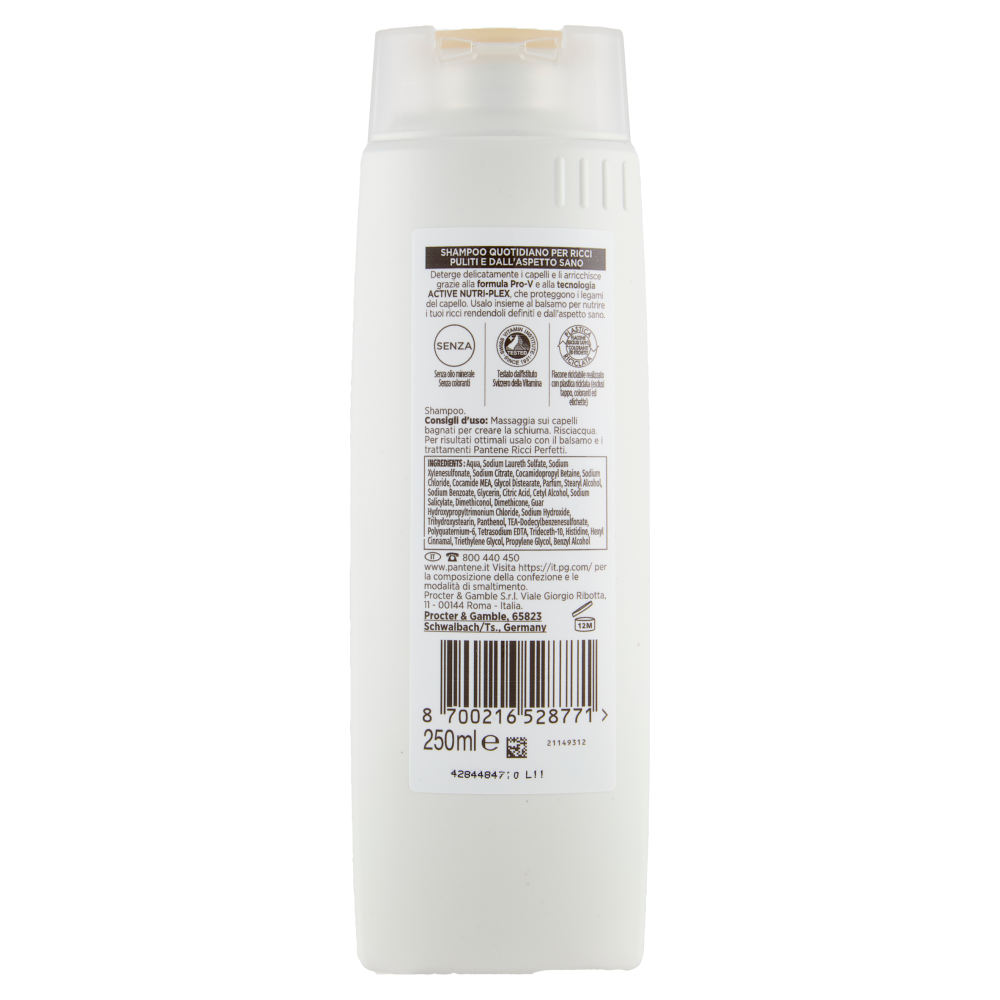 Pantene Pro-V Ricci Perfetti Shampoo Active Nutri-Plex 250 ml