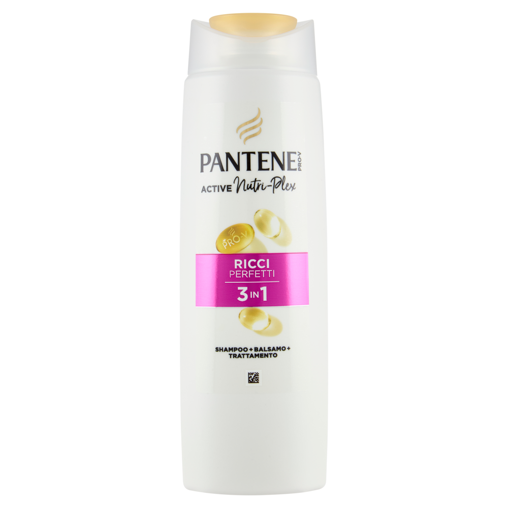 Pantene Pro-V Ricci Perfetti 3 in 1 Shampoo + Balsamo + Trattamento Active Nutri-Plex 250 ml