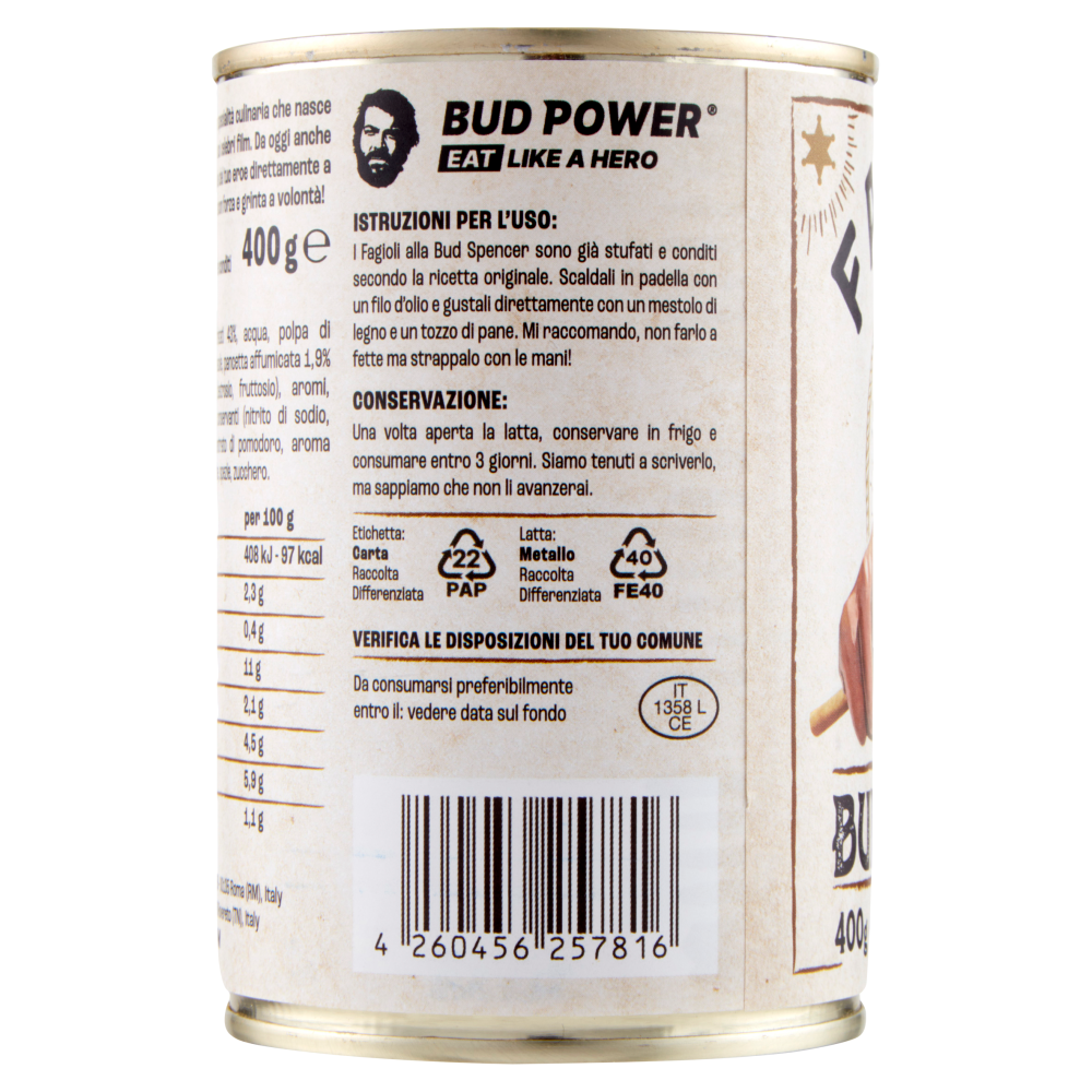 Bud Power Fagioli alla Bud Spencer 400 g