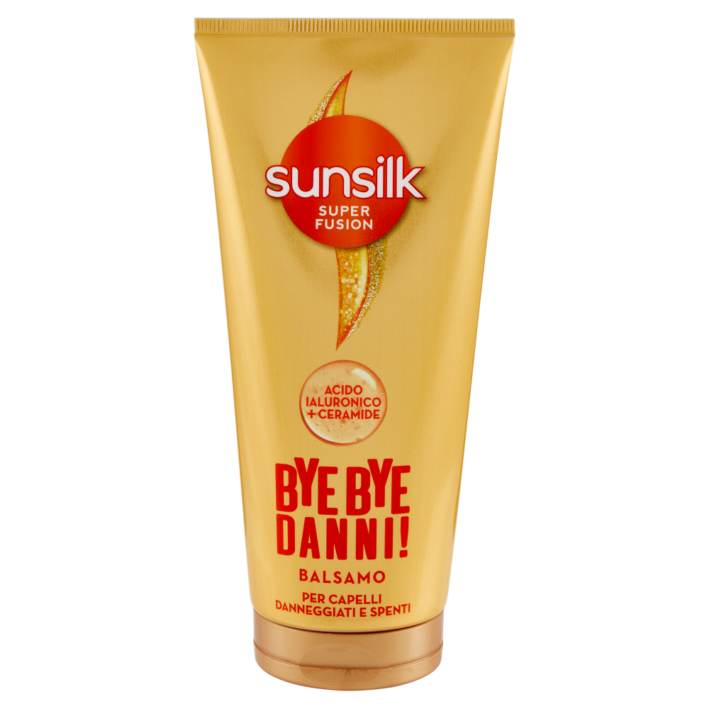 sunsilk Super Fusion Bye Bye Danni! Balsamo per Capelli Danneggiati e Spenti 180 ml
