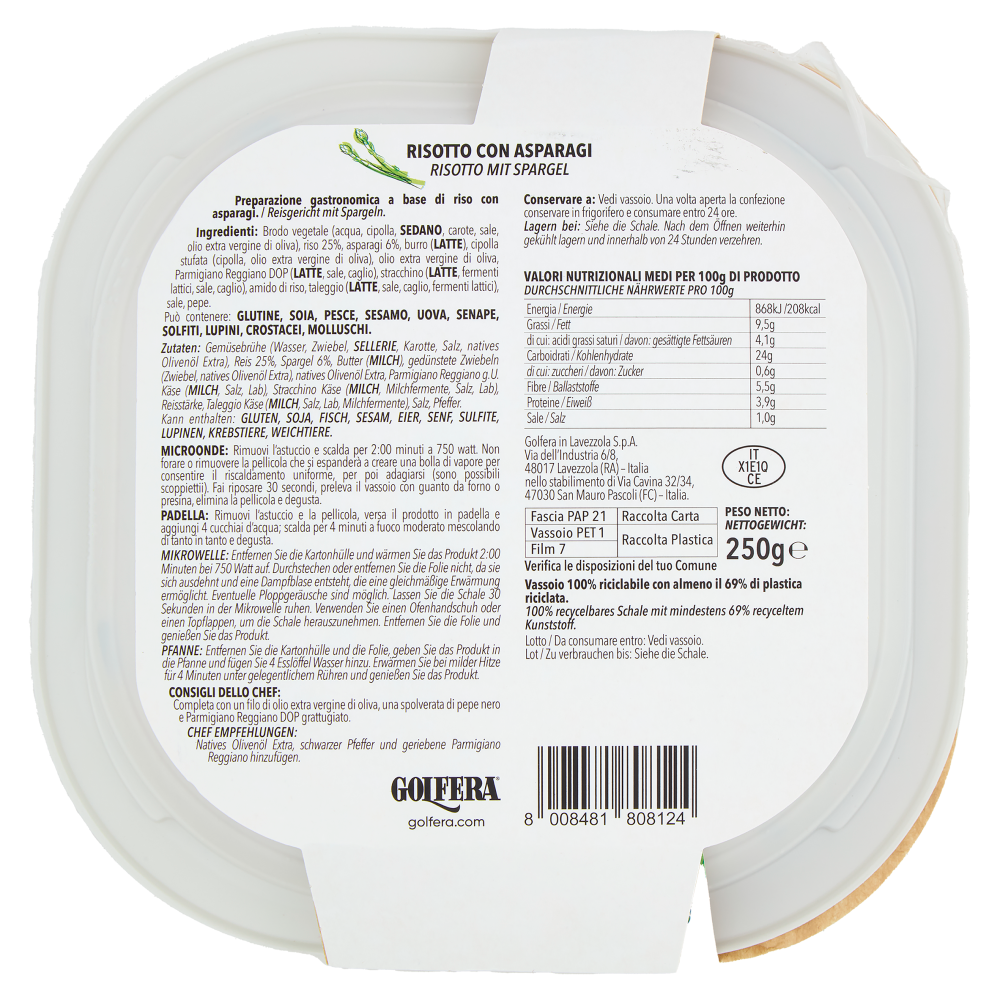 Golfera Ben Fatto Risotto con Asparagi 250 g