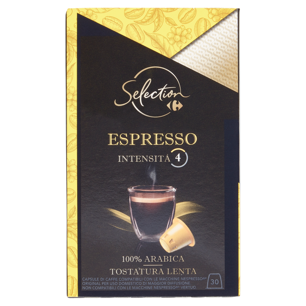Carrefour Selection Espresso Intensità 4 Capsule 30 x 5 g