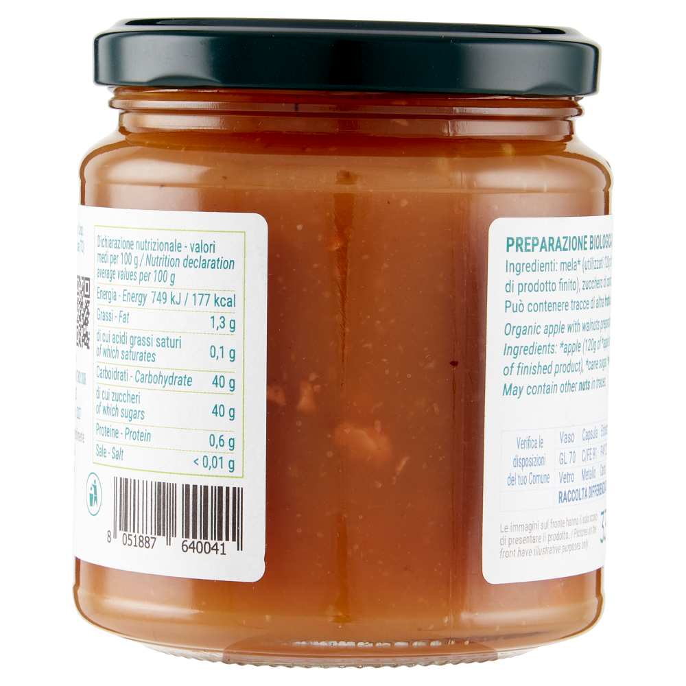 Bio Più Mela e Noci 330 g