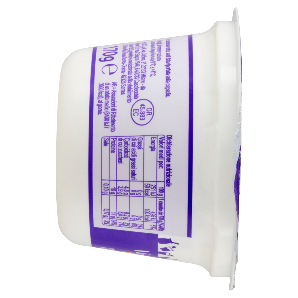 Carrefour Classic No Lactose!* Yogurt Greco Magro Bianco 170 g