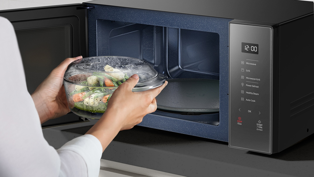 Samsung Microonde Grill BESPOKE Cottura Sana con Vaporiera 30L MG30T5018UG