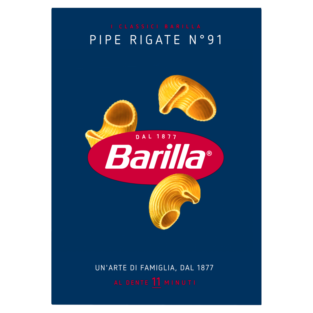 Barilla Pasta Pipe Rigate n.91 500g