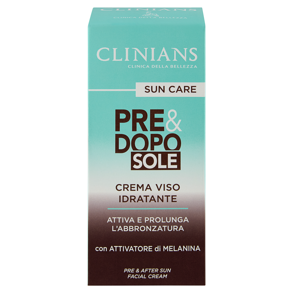 Clinians Sun Care Pre & Doposole Crema Viso Idratante 50 mL