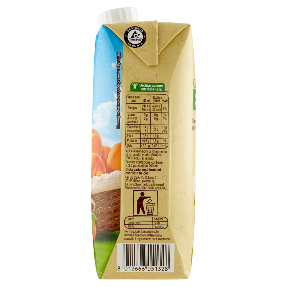 Carrefour Bio Succo e Polpa di Pesca 750 ml