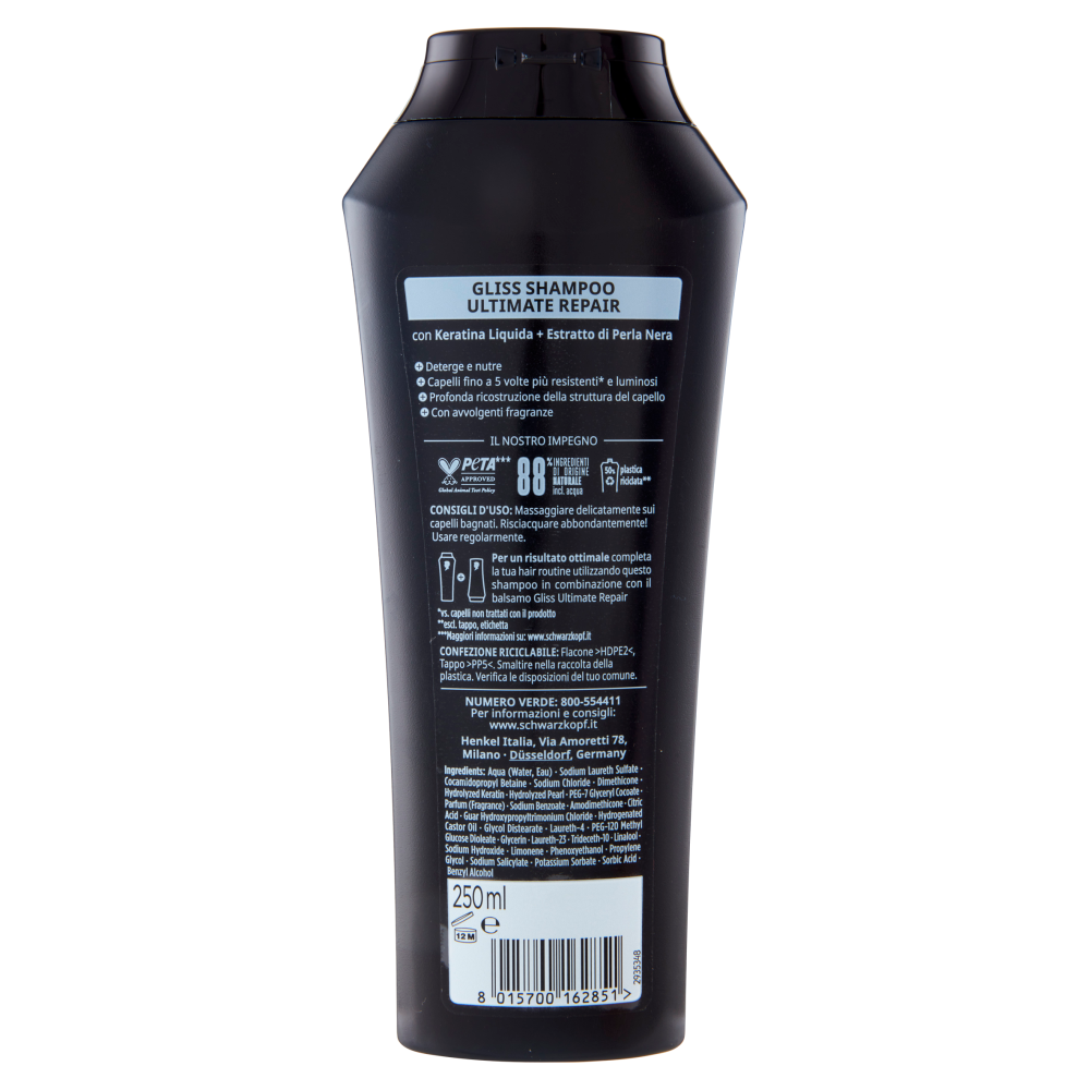 Gliss Ultimate Repair Shampoo Riparatore 250 ml