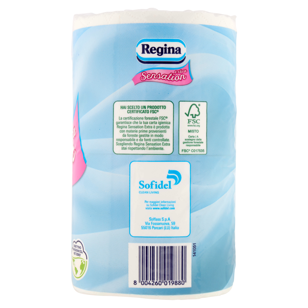 Regina Sensation extra carta igienica 4 rotoli