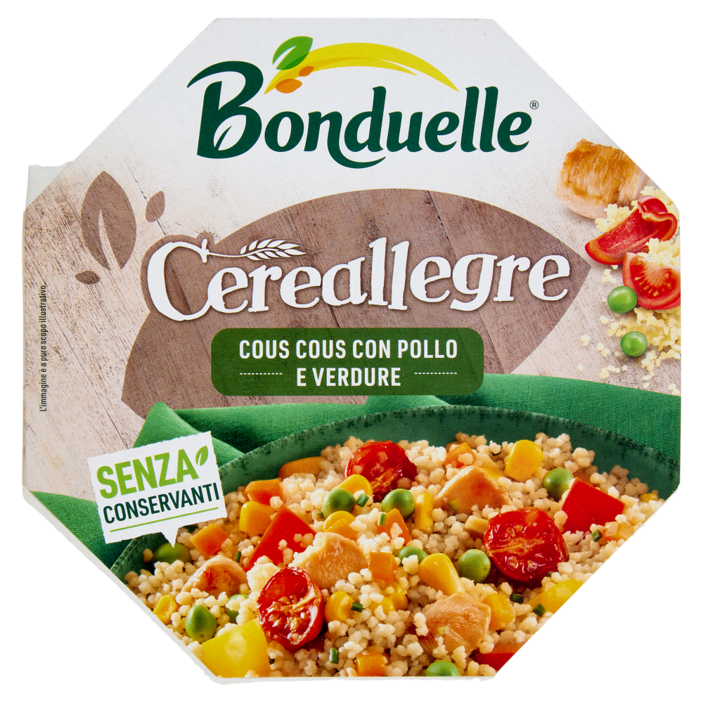 Bonduelle Cereallegre Cous Cous con Pollo e Verdure 200 g