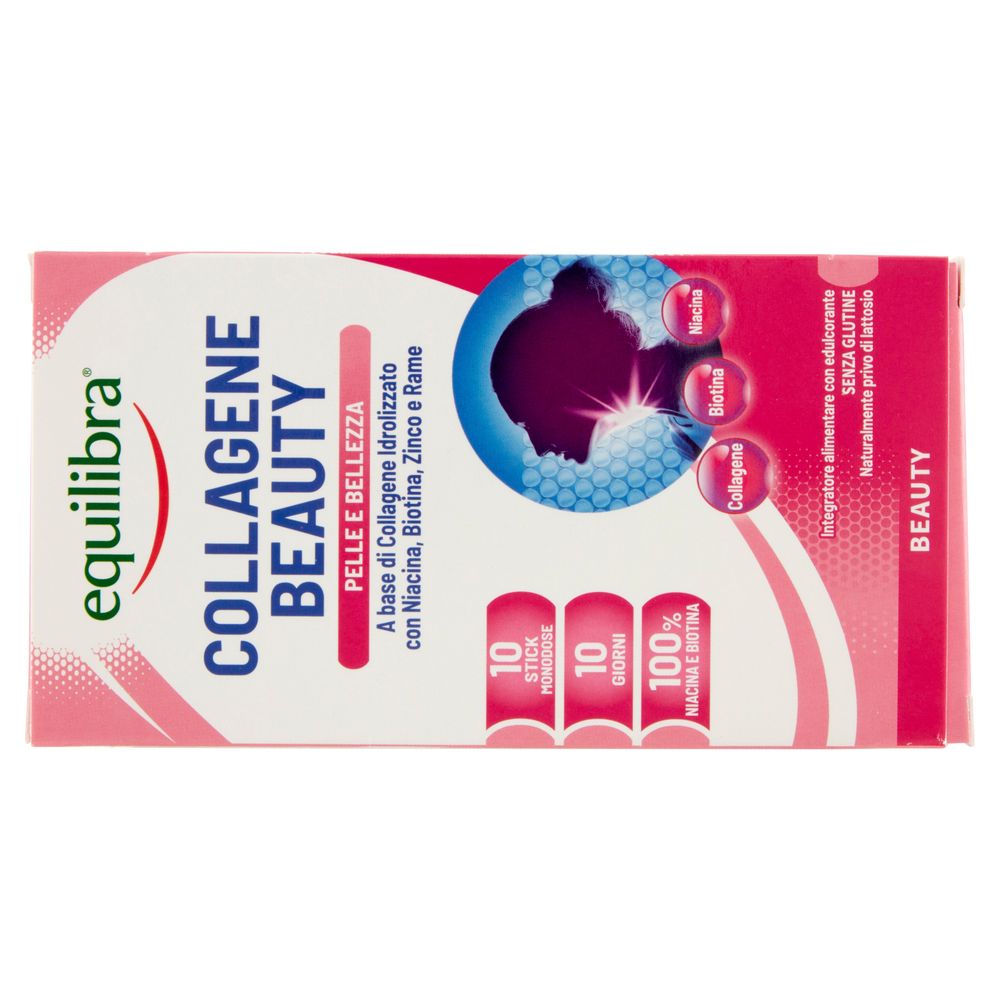 Equilibra Collagene Beauty Pelle e Bellezza 10 Stick Monodose 100 ml