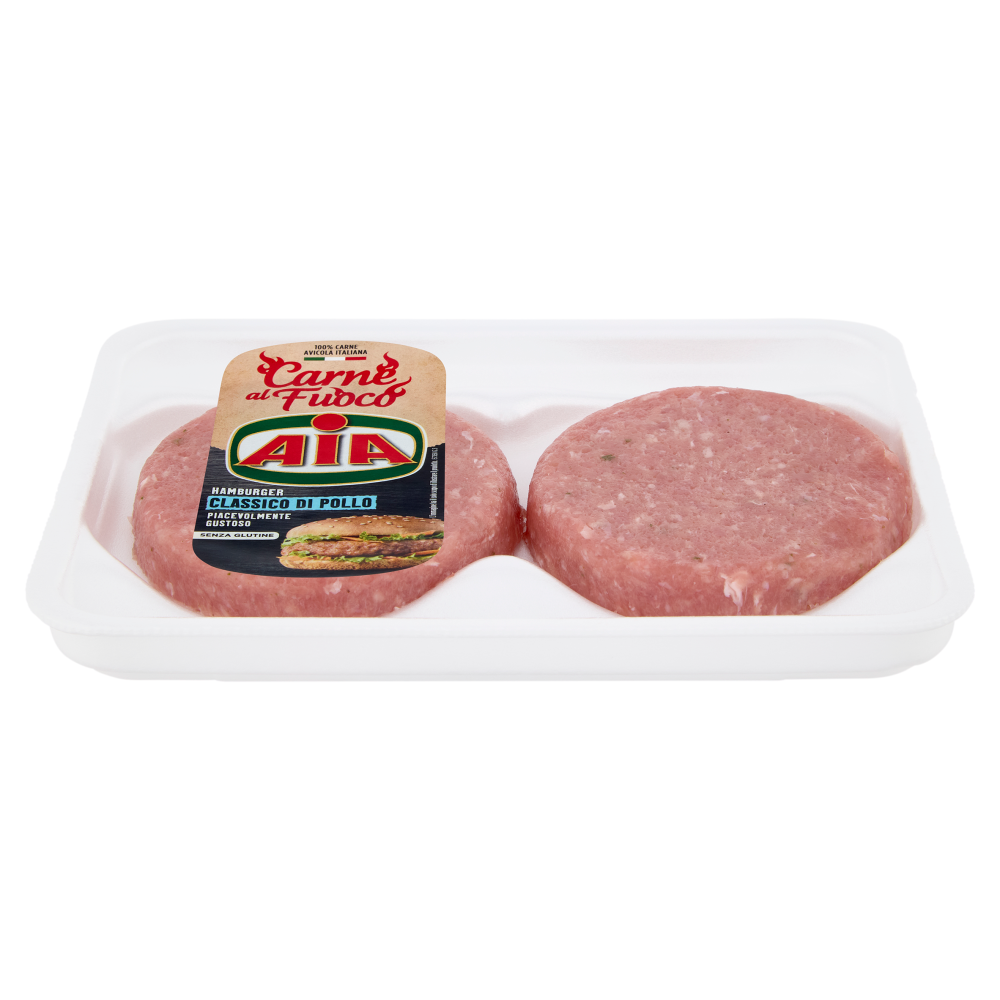 Aia Carne al Fuoco Hamburger Classico di Pollo 0,200 kg