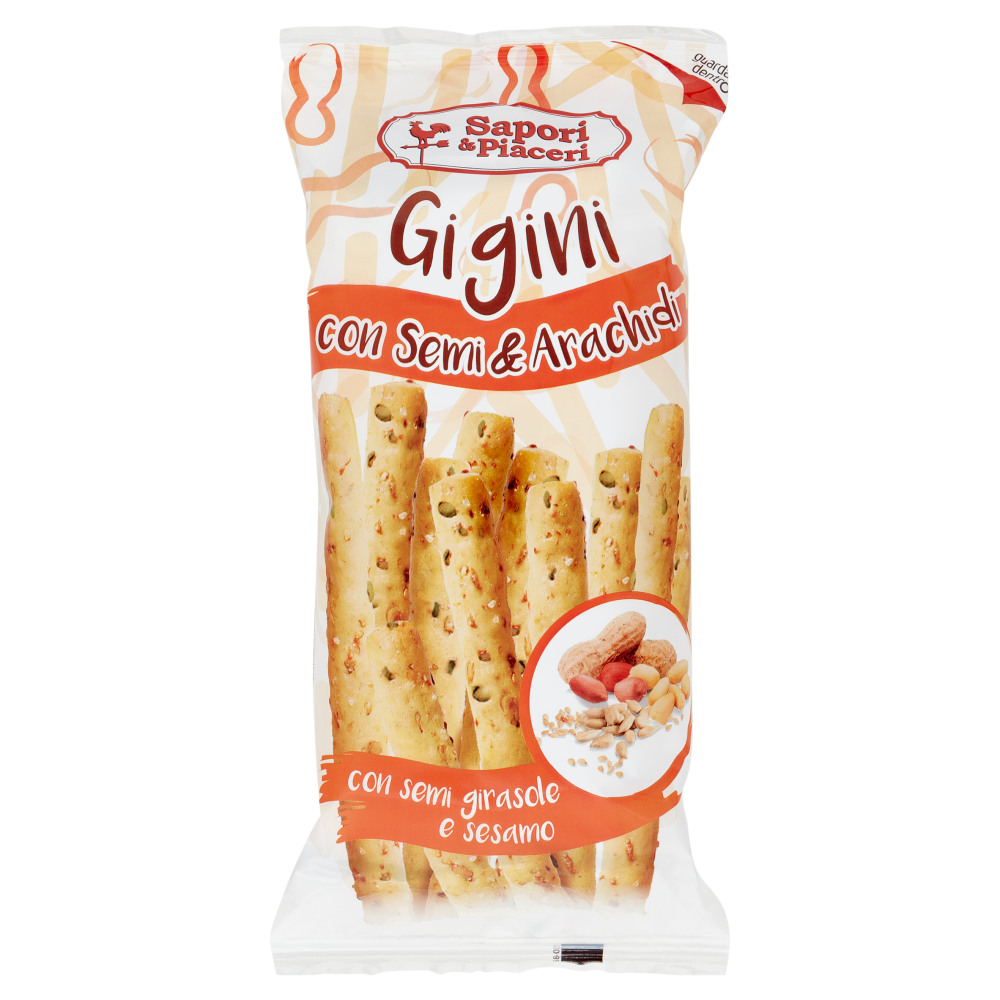 Sapori & Piaceri Gigini con Semi & Arachidi 2 x 60 g