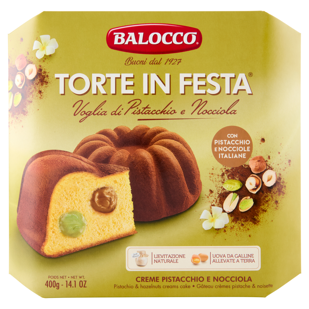 Balocco Torte in Festa Voglia di Pistacchio e Nocciola 400 g