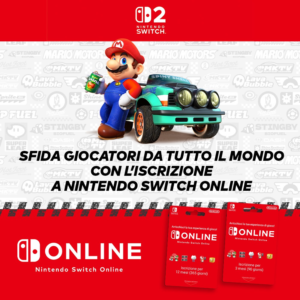 Nintendo Mario Kart World Switch 2 Standard Cinese semplificato, Cinese tradizionale, Tedesca, DUT, Inglese, ESP, Francese, ITA, Giapponese, Coreano, Portoghese, Russo Nintendo Switch 2