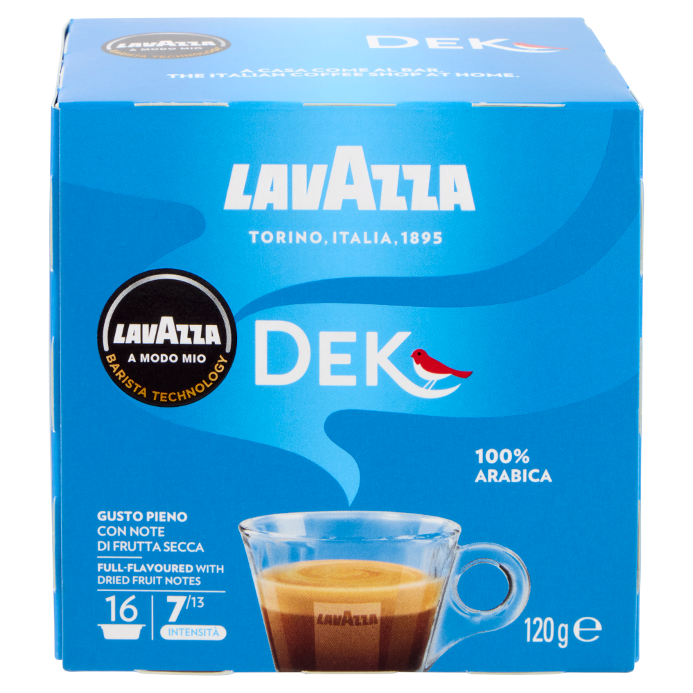Lavazza A Modo Mio Dek 16 Capsule 120 g