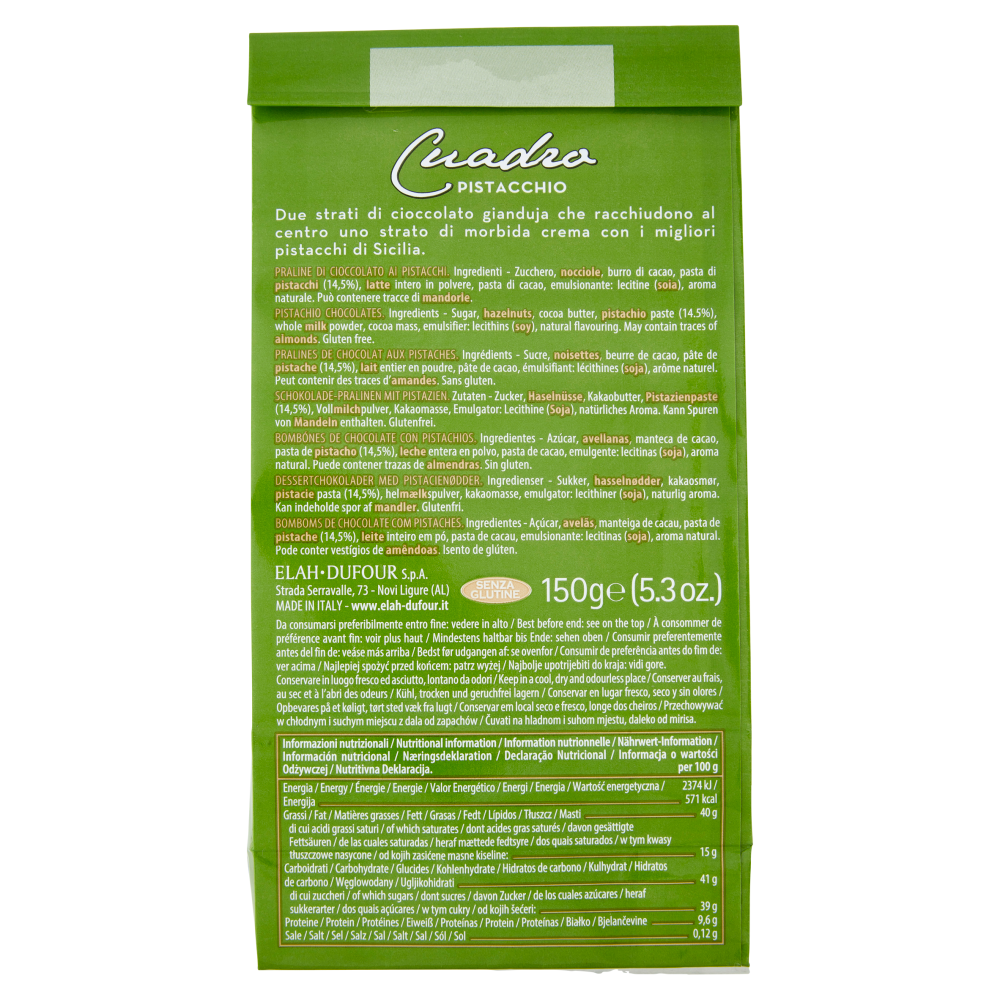 Novi Cuadro Pistacchio 150 g