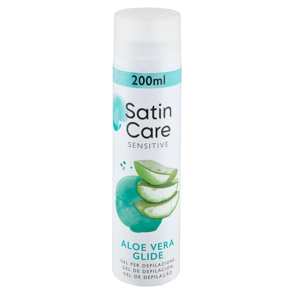 Satin Care Sensitive Aloe Vera Glide Gel per Depilazione 200 ml