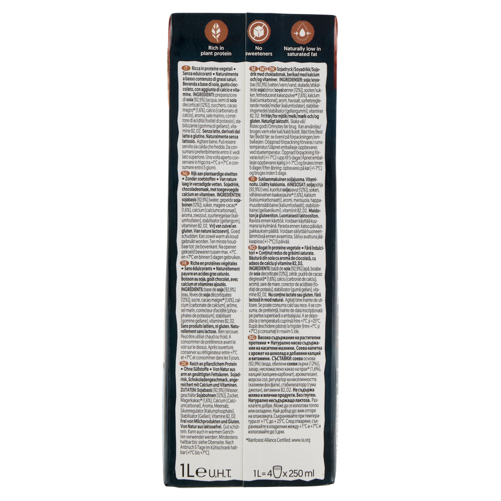 ALPRO Protein 50g Bevanda Vegetale Proteica alla Soia, Senza Lattosio, Gusto Cioccolato, 1l
