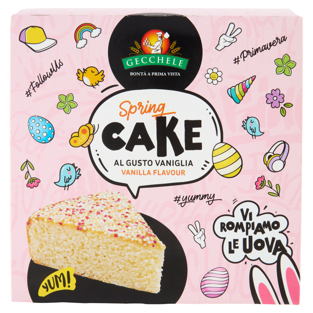 Gecchele Spring Cake al Gusto Vaniglia 300 g