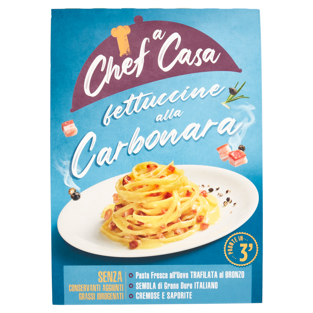 Chef a Casa fettuccine alla Carbonara 250 g