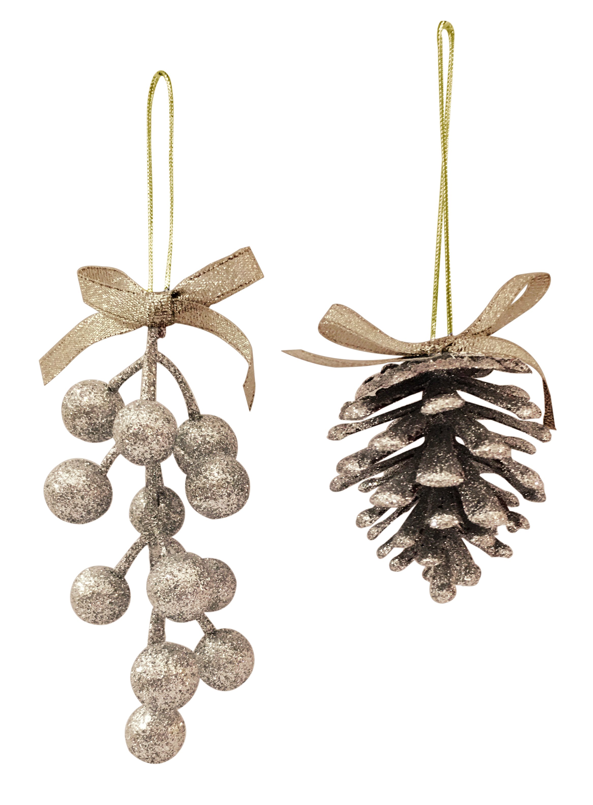 Giocoplast Pigna/Bacche Champagne 6/13 cm