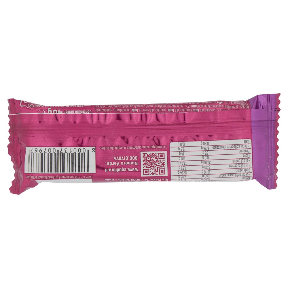 Equilibra Barretta Collagene Beauty Gusto Frutti di Bosco 40 g