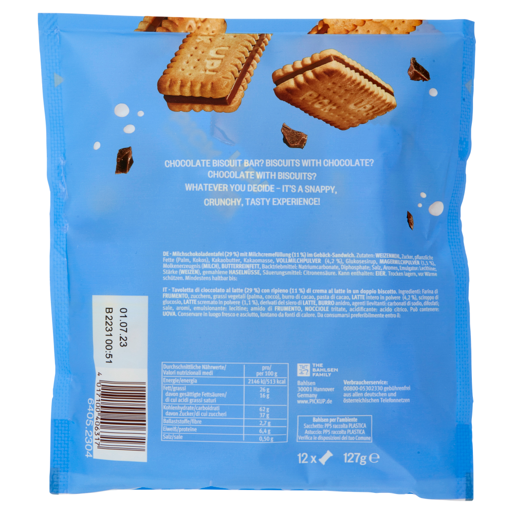 Pick Up! Minis Choco & Milk 127 g