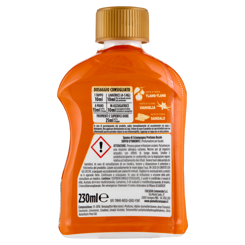 Spuma di Sciampagna Profuma Bucato Soffio d'Oriente 230 ml